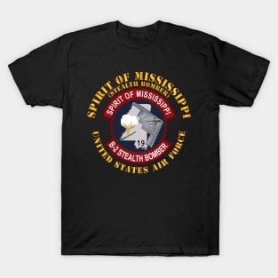 B2 - Spirit of Mississippi Stealth Bomber T-Shirt